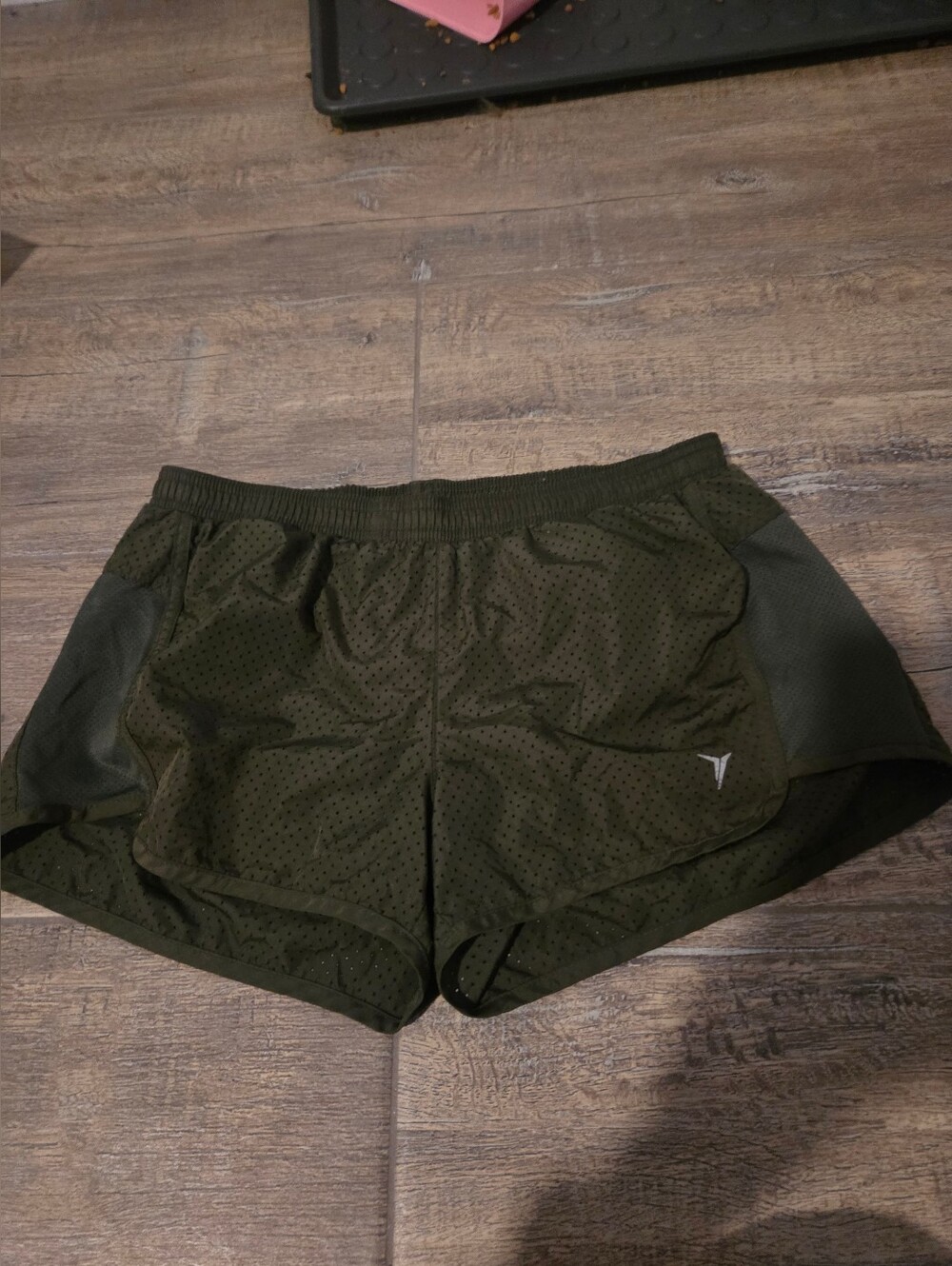 Olive Green Running Shorts